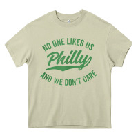 Mossy philly no one likes us and we don't care green text tank top Heavy Core Tee - ArtMosaic