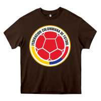 Chocolate Brown colombia Heavy Core Tee - ArtMosaic