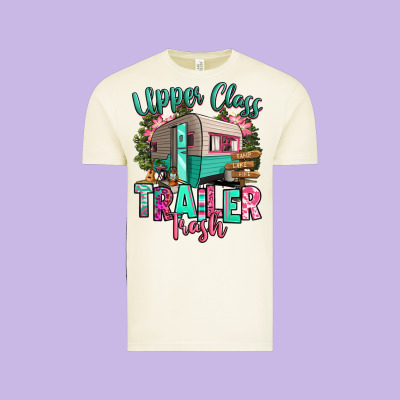 Upper Class Trailer Trash Vintage Tee Designed By Ranaportraitstore