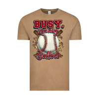 Vintage Coffee Busy raising ballers Vintage Tee - HowdyJamesFarm