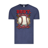 Vintage Denim Busy raising ballers Vintage Tee - HowdyJamesFarm
