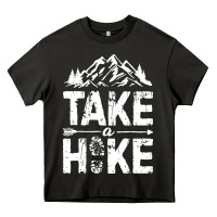 Asphalt take hike Heavy Core Tee - ArtMosaic