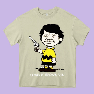 Charlie Brownson Heavy Core Tee Designed By Artmosaic