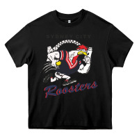 Black roosters-sydney city Classic Heavy Core Tee - ArtMosaic