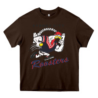 Chocolate Brown roosters-sydney city Classic Heavy Core Tee - ArtMosaic