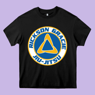 Rickson Gracie Jiu Jitsu Heavy Core Tee Designed By Artmosaic