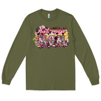 Army Green Hot mess mom mother's day Long Sleeve Tee - HowdyJamesFarm