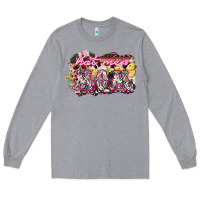Heather Grey Hot mess mom mother's day Long Sleeve Tee - HowdyJamesFarm