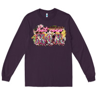Plum Hot mess mom mother's day Long Sleeve Tee - HowdyJamesFarm