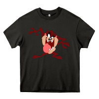 Asphalt tasmanian devil cartoon character Heavy Core Tee - ArtMosaic