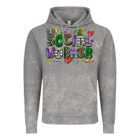 Cloud Rock social worker mardi gras cowgirl Vintage Hoodie - CowGirlArtShop