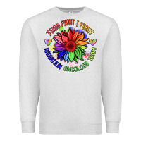 Oatmeal Heather oncology team sunflower Premium Sweatshirt - BarkalooDesign