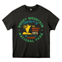 Asphalt womens rocky mountain national park hiking travel souvenir novelty v n Heavy Core Tee - trangStudio