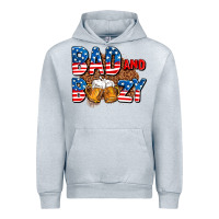 Heather Grey bad and boozy usa Urban Hoodie - AdoDesignShop