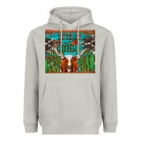 Moon Dust whild child longhorn  cactus cowhide Heavyweight Hoodie - Artiststas