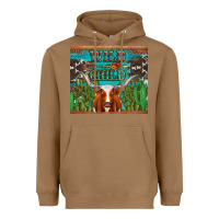 Toasted Coconut whild child longhorn  cactus cowhide Heavyweight Hoodie - Artiststas