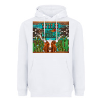White whild child longhorn  cactus cowhide Heavyweight Hoodie - Artiststas