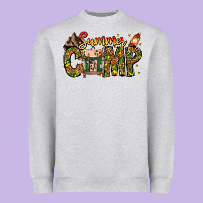 Summer Camp Heavyweight Sweatshirt Designed By Cowhidedigitalart