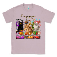 Lilac happy hallothanksmas cats Classic Tee - texasbilliewilder