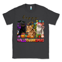 Smoke happy hallothanksmas cats Classic Tee - texasbilliewilder