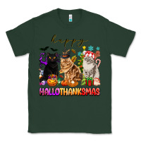 Sports Green happy hallothanksmas cats Classic Tee - texasbilliewilder