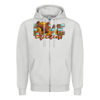Dove Grey love chickens Zipper Hoodie - LillyAllenDesigns