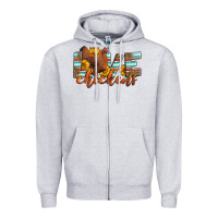 Heather Grey love chickens Zipper Hoodie - LillyAllenDesigns