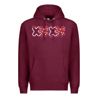 Burgundy You Are Lovey Premium Hoodie - CowhideDigitalArt