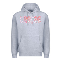 Heather Grey You Are Lovey Premium Hoodie - CowhideDigitalArt