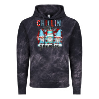 Cloud Black chillin with my gnomies Vintage Hoodie - CowGirlArtShop