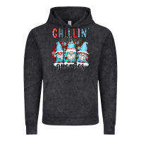 Vintage Black chillin with my gnomies Vintage Hoodie - CowGirlArtShop