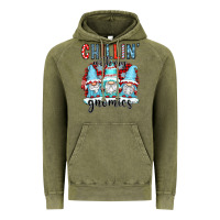 Vintage Olive chillin with my gnomies Vintage Hoodie - CowGirlArtShop