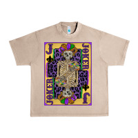French Oak joker mardi gras skeleton Urban Heavy Tee - CowGirlArtShop