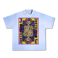 Grape Ice joker mardi gras skeleton Urban Heavy Tee - CowGirlArtShop