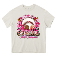 Strike Out Cancer Baseball Heavy Core Tee | Teevron