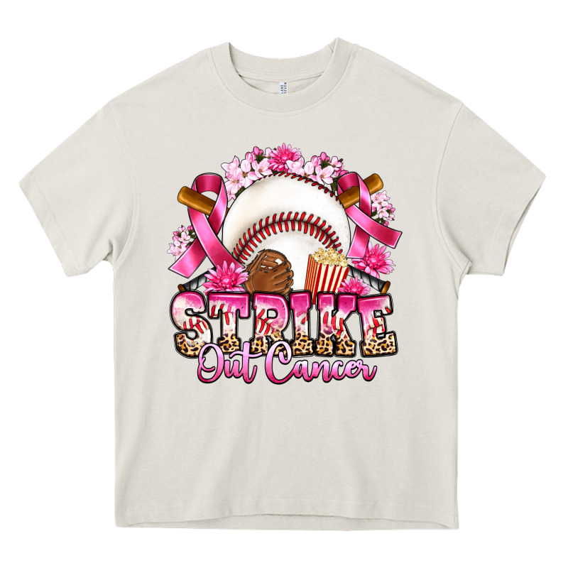 Strike Out Cancer Baseball Heavy Core Tee by Artiststas | Teevron