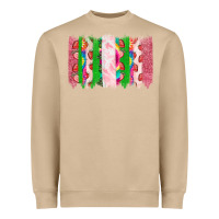 Mushroom summer brushstrokes Heavyweight Sweatshirt - CowhideDigitalArt