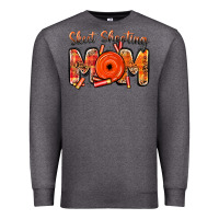 Charcoal Heather skeet shooting mom Premium Sweatshirt - BarkalooDesign