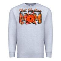 Heather Grey skeet shooting mom Premium Sweatshirt - BarkalooDesign