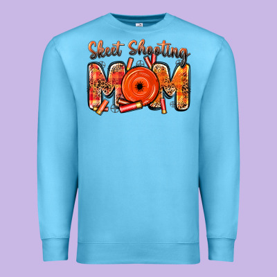 Skeet Shooting Mom Premium Sweatshirt Designed By Barkaloodesign