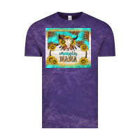 Cloud Purple wranglin mama Vintage Tee - TumblerDesignByShophia