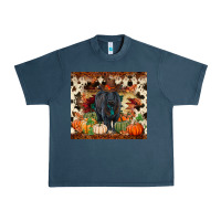 Midnight Navy Fall black angus Urban Heavy Tee - RanaPortraitStore