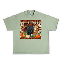 Oil Green Fall black angus Urban Heavy Tee - RanaPortraitStore