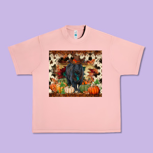 Fall Black Angus Urban Heavy Tee Designed By Ranaportraitstore