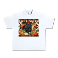 White Fall black angus Urban Heavy Tee - RanaPortraitStore