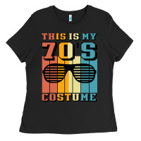 Black This İs My 70'S Costume Ladies Tee - Bettercallsaul