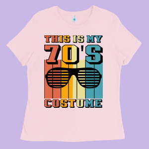 This İs My 70's Costume Ladies Tee Designed By Bettercallsaul