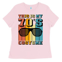 Bubblegum Pink This İs My 70'S Costume Ladies Tee - Bettercallsaul