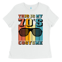 White This İs My 70'S Costume Ladies Tee - Bettercallsaul
