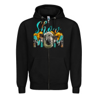 Black Western Show Mom Sheep Zipper Hoodie - LillyAllenDesigns